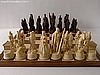 American Civil War Plain Theme Chess Set